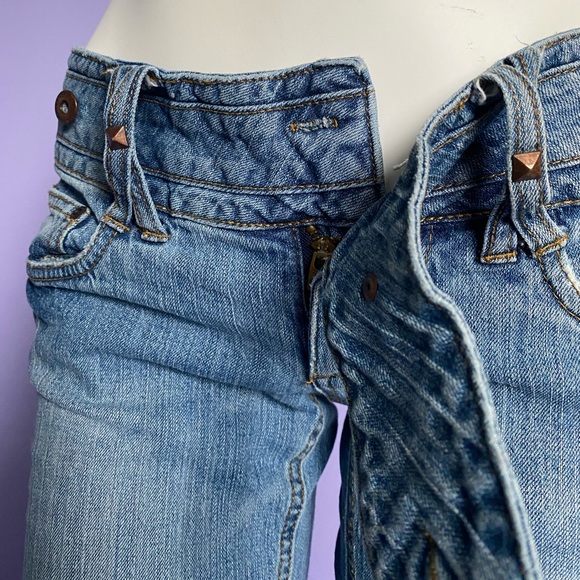 ❌SOLD-DEPOP❌ Y2K Belted Jeans by 725 Originals - Picture 4 of 7